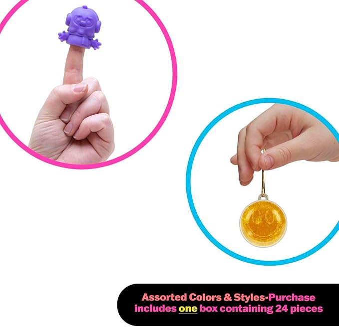 Schylling NeeDoh Advent Calendar - 24 Days of Sensory Surprises - Squishy Toys with Fun Shapes and Textures - Ages 3 and Up - Color May Vary; 24 NeeDoh Toys in One Calendar