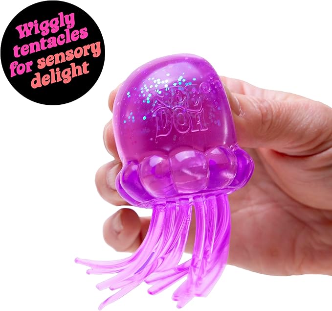 Schylling Needoh Jelly Squish - Sensory Squeeze Toy - Colors May Vary