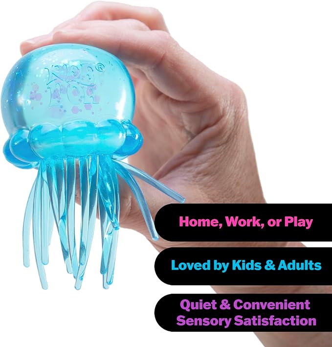 Schylling Needoh Jelly Squish - Sensory Squeeze Toy - Colors May Vary